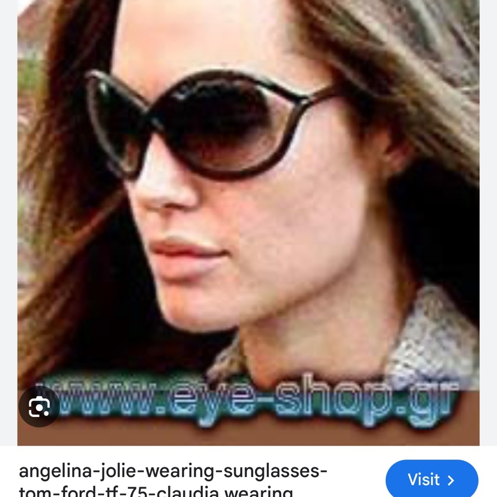 Tom Ford Oversized Black Gradient Women's Sunglasses